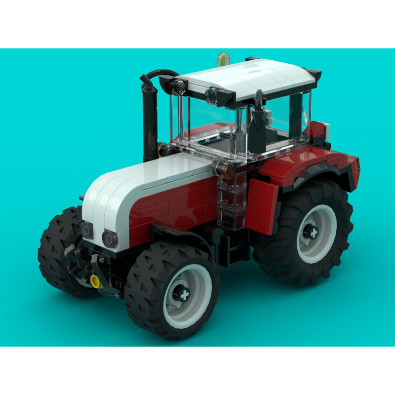 Urban Farming Is - MOC-256353 都市農場農業トラクタービルディングブロックモデル MOC クリエイティブボーイズ子供の誕生日クリスマスおもちゃギフト