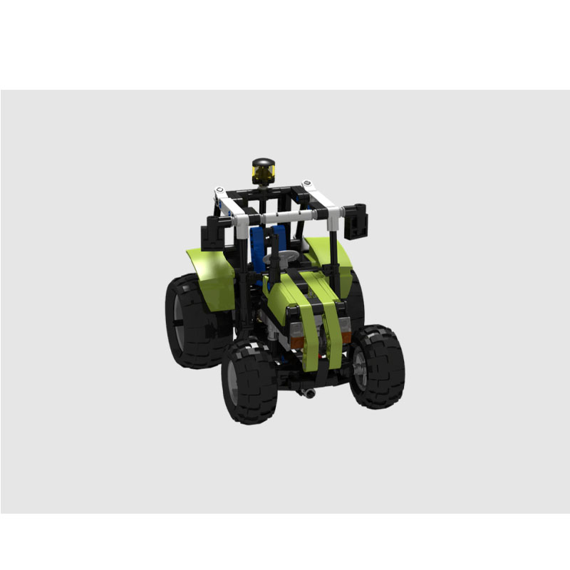 Urban Farming Is - MOC-46194 アーバンファーム農業トラクター ビルディングブロックモデル 284 パーツ MOC
