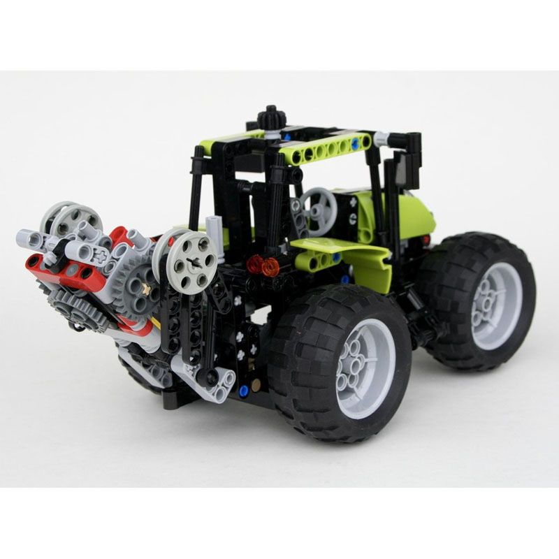 Urban Farming Is - MOC-4933 都市農場農業トラクター ビルディングブロックモデル 577 パーツ MOC