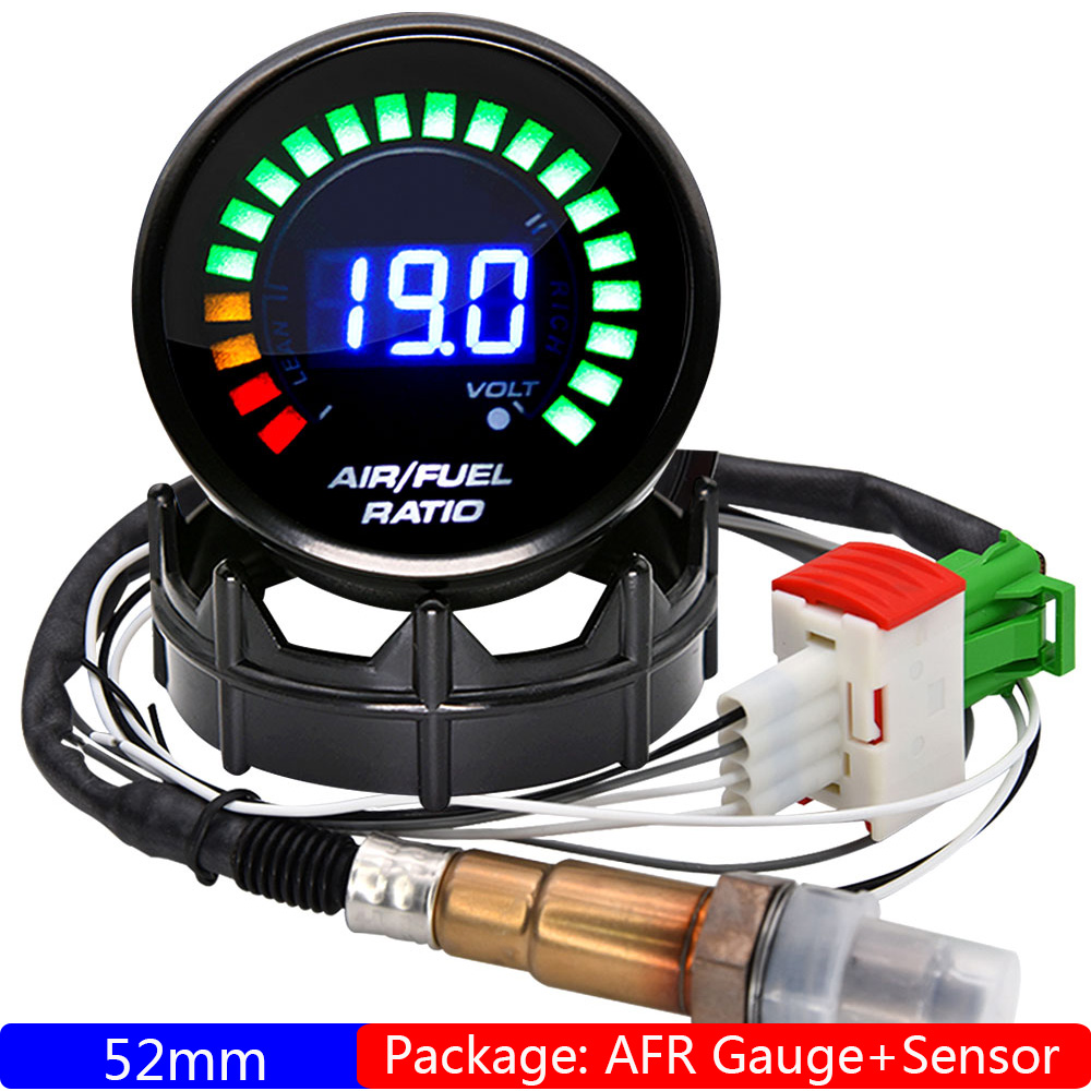 52mm 空燃比ゲージ デジタル AFR ディスプレイ 狭帯 - Do Oxygen Meter のレビューと価格