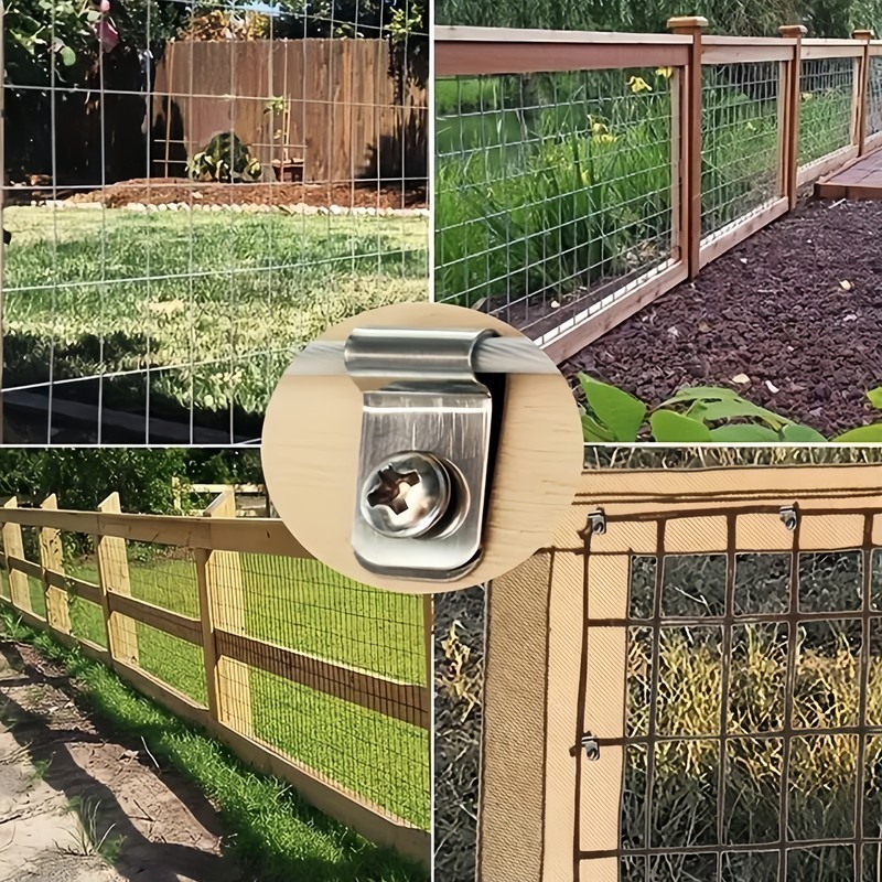 95個のクリップ+95個の釘、防錆金属フェンスクリップ、都市 - Urban Farming Is のレビューと価格