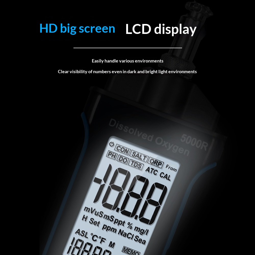 HoldPeak 蛍光溶存酸素計 DO テスター ATC 塩 - Do Oxygen Meter のレビューと価格