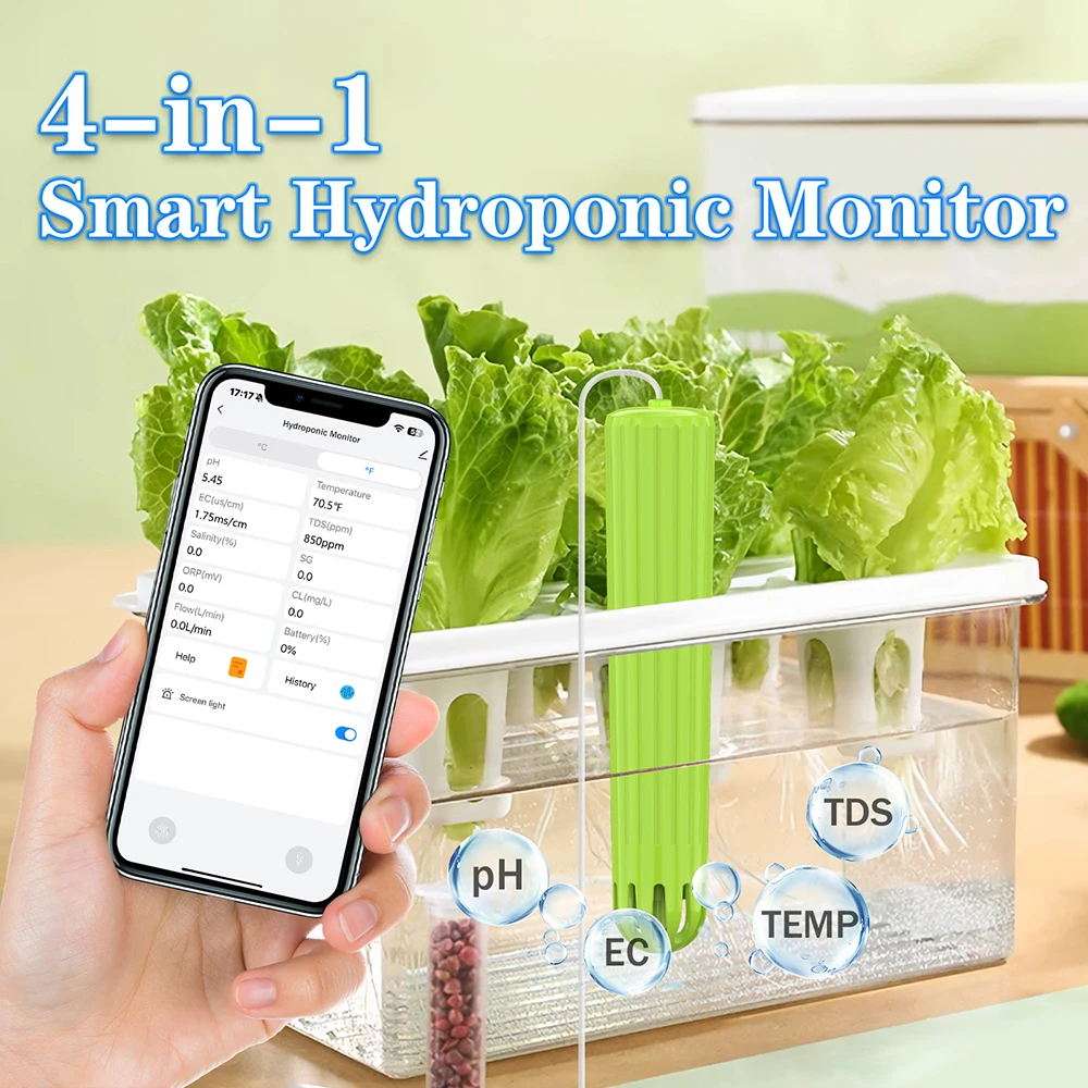 Kactoily 4-in-1 WiFiセンサー都市農業キッ - Urban Farming Urban Gardening のレビューと価格