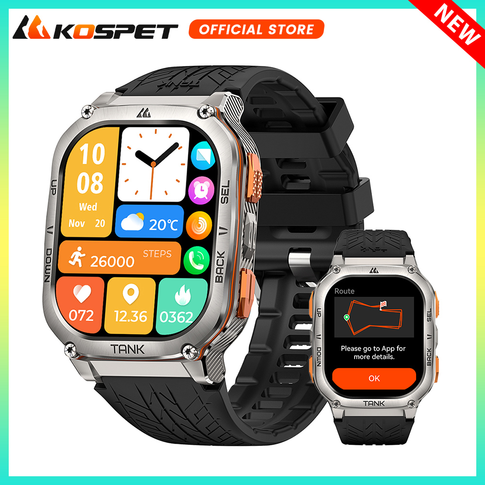 KOSPET TANK M3 ウルトラ GPS スマートウォ - Do Oxygen Meter のレビューと価格